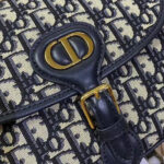 Christian Dior Medium Dior Bobby Handbag Dark Blue